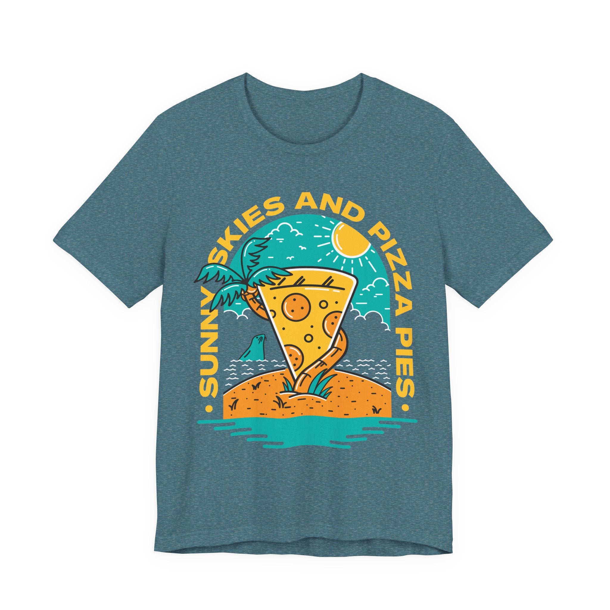 Sunny Skies & Pizza Pies Tee