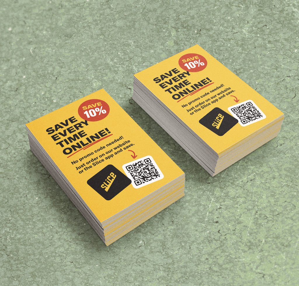 10% Off Online Ordering Counter Cards (Qty. 100)