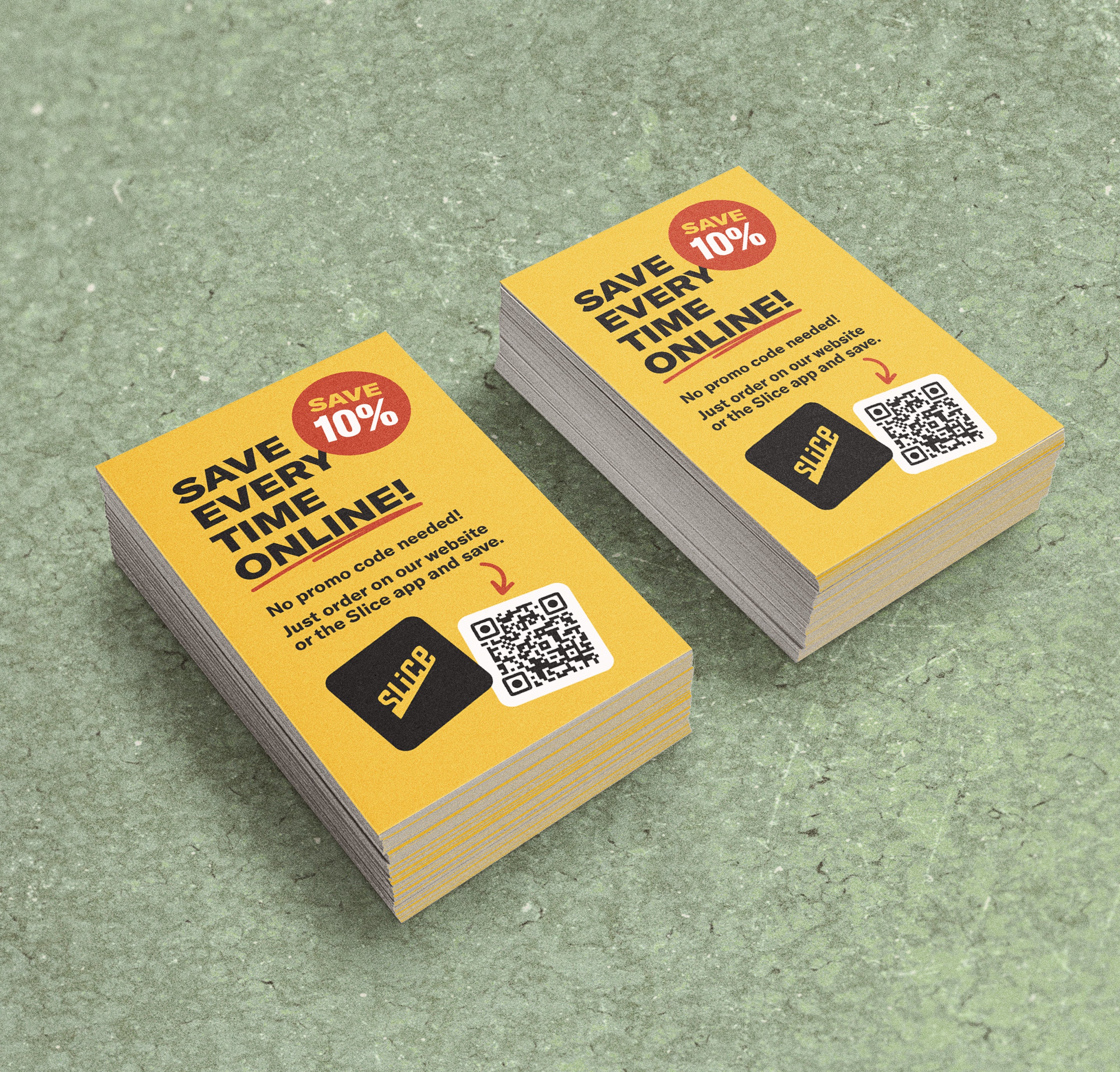 10% Off Online Ordering Counter Cards (Qty. 10)