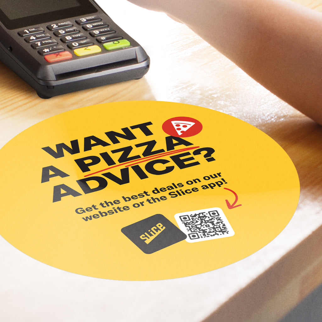 Online Ordering Counter Decal